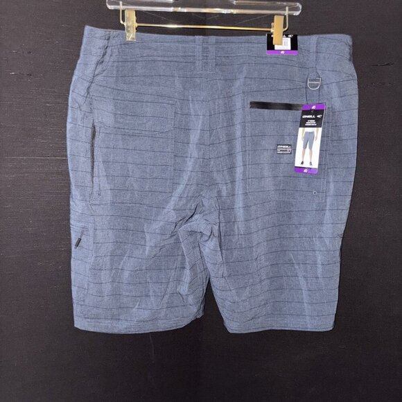 O'NEILL MEN'S CROSSOVER HYBRID SHORTS DARK NAVY, 40W NWT 4 Way Stretch Quick Dry - Picture 6 of 10